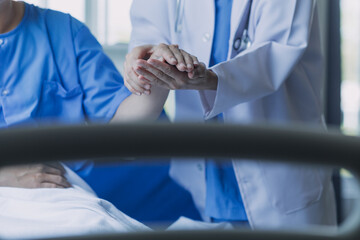 Doctor woman consulting patient sitting at doctor office. prevention of men diseases, healthcare,...