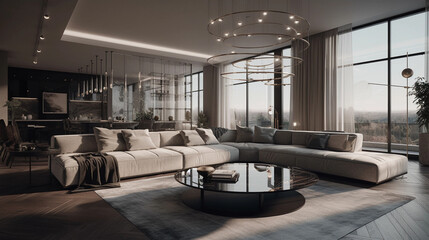 luxury apartment scene