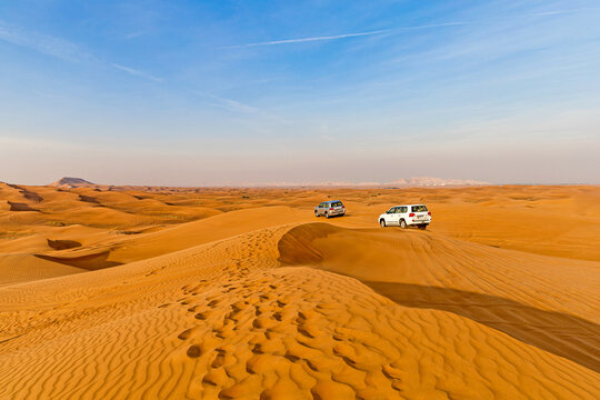 The Empty Quarter, or Rub al Khali - The world's largest sand desert in Dubai.