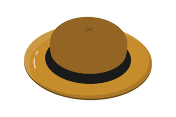 Fototapeta na wymiar Men's Hat Icon