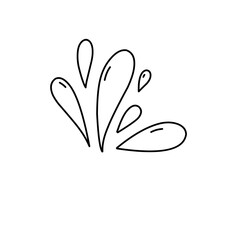 water droplets vector