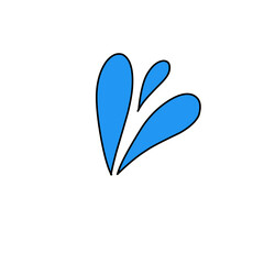water droplets vector