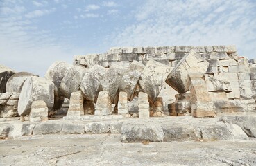 Fototapeta na wymiar Temple of Apollo at Didyma in Aydun Province, Turkey