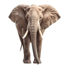 Obraz na płótnie Canvas elephant isolated on white background. elephant png. Generative AI.