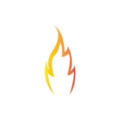 .Modern fire logo or icon design