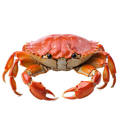Crab isolated. Illustration AI Generative