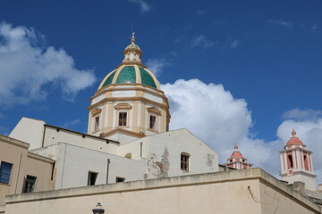 Duomo of San Lorenzo Cathedral in Trapani on Sicily, Italy