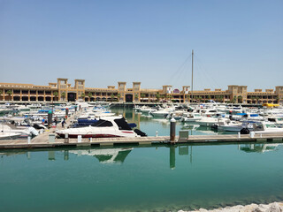 Fototapeta na wymiar Souq Sharq Marina in Kuwait City