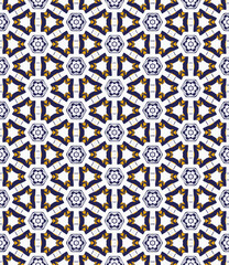 Multi color seamless abstract pattern. Background and backdrop. Multi Colored. Colorful ornamental design. Colored mosaic ornaments. Vector graphic illustration. EPS10.