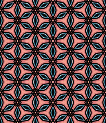 Multi color seamless abstract pattern. Background and backdrop. Multi Colored. Colorful ornamental design. Colored mosaic ornaments. Vector graphic illustration. EPS10.