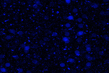 Dark blue snow abstract