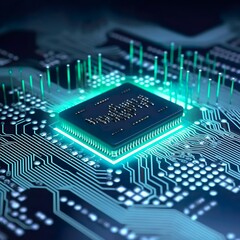 Fototapeta premium electronic circuit board