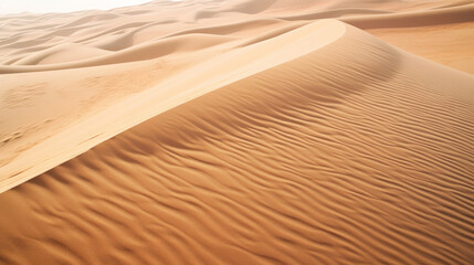 Sand dunes background. Illustration AI Generative.