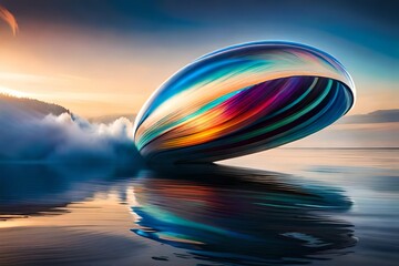 sunrise over the ocean