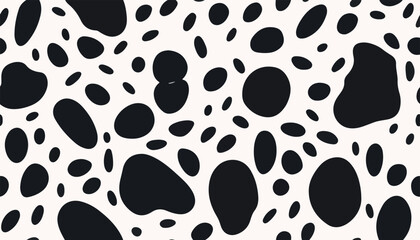 Modern abstract dynamic dots pattern. Trendy minimal vector template for design