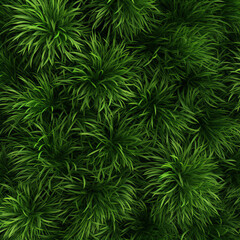 Naklejka na ściany i meble Green grass texture. Illustration AI Generative.
