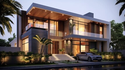 Fototapeta premium Luxury House Design