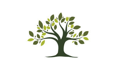 Obraz premium tree vector icon. logo design elements.