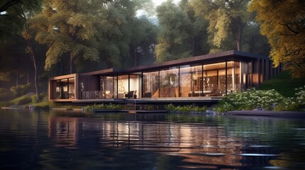 Obraz premium Modern House Design Concept Design