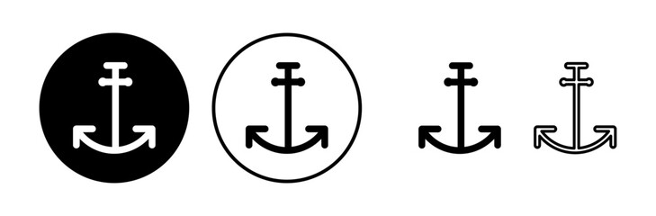 Fototapeta premium Anchor icon vector. Anchor sign. marine symbol