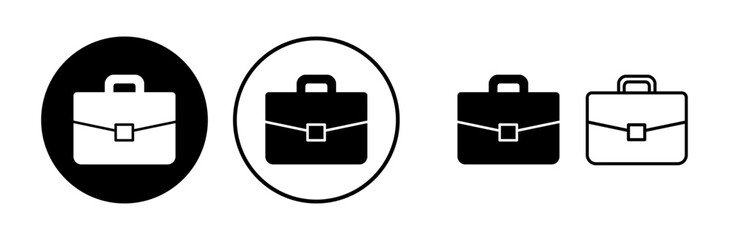 Briefcase icon vector. Portfolio vector icon. suitcase icon