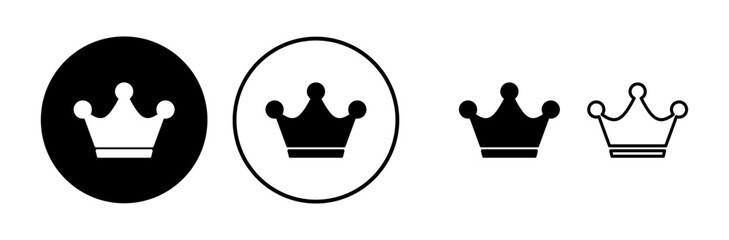 Crown Icon vector. Crown symbol for web site design,
