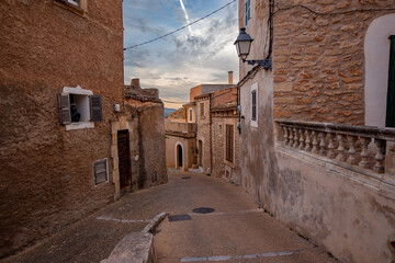 In the streets of Capdepera, Mallorca