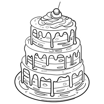 recommend clip art: wedding cake fruit cake