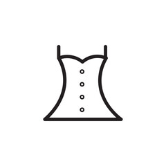 Cloth Dress Fashion Outline Icon
