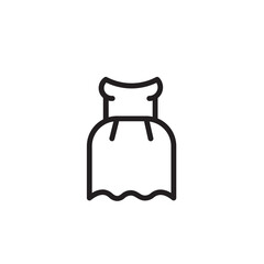 Cloth Dress Fashion Outline Icon