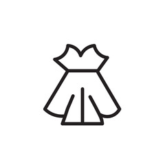 Cloth Dress Fashion Outline Icon