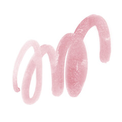 Pink Watercolor Doodle Squiggle