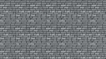 Fototapeta na wymiar brick pattern gray wall background