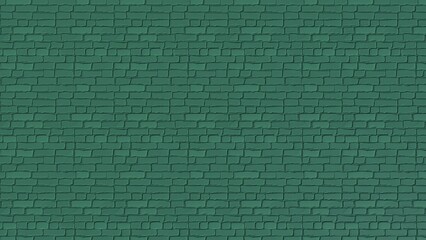 brick pattern green background