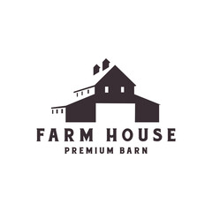 farmhouse and farmhouse farm logo symbol icon vector illustration design