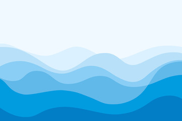abstract blue wave background