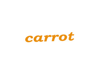 set of cartoon carrots