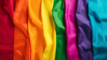 LGBT pride community, gay culture symbol, homosexual pride. Rainbow flag sexual identity. Colorful rainbow transgender symbol flag. Generative AI