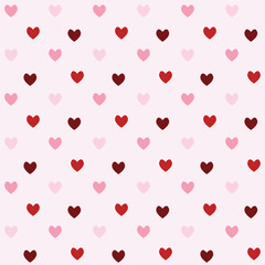 seamless background with hearts