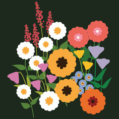 background with flowers