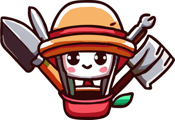 garden tools png graphic clipart design
