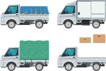 軽トラックの運送イメージ