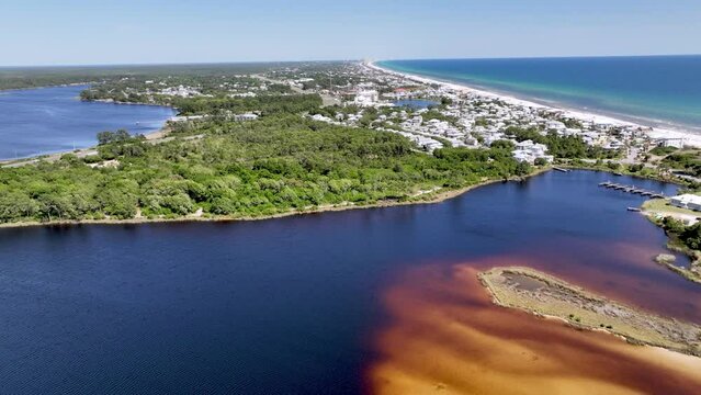 Lake Powell Florida aerial captured in 5k