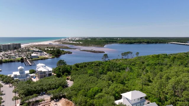 Lake Powell outfall into the Gulf of Mexico in Florida