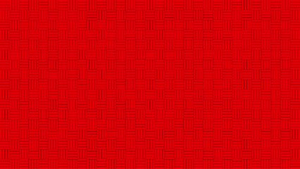 Red Waveform abstract seamless pattern. Neutral tileable linear vector background.
