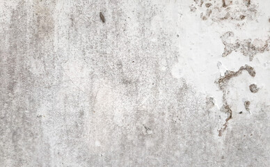 Abstract Broken Wall. Old Grunge Wall Texture Background. Dirty Concrete Wall. White Concrete Texture