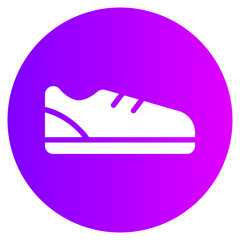 sneaker gradient icon