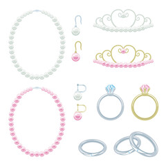 ウエディング　アクセサリー　セット © yurumarukko