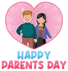 Happy parent day banner