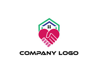 Modern abstract digital logo. typography, Creative Hand logo and  Minimal technology   vector illustration logo.  symbol set for  artist, modern style Awesome logo in shape a template Mode flat.